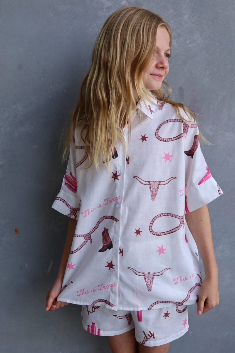 Cowgirl Surfer Pyke Shirred Mini Mint (Red) main image 1